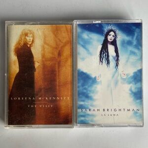 Loreena McKinnitt & Sarah Brightman Cassette Tapes